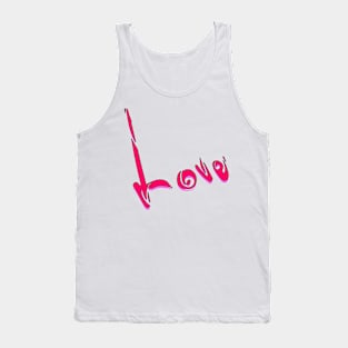 Love feeling tshirt design Tank Top